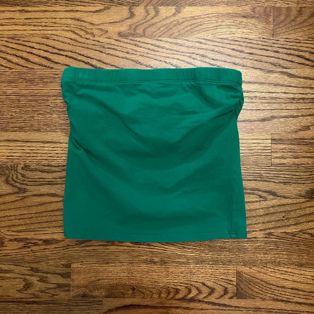 Green tube top. Size M